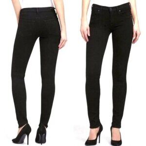 Citizens of Humanity Black Avedon Slick Skinny Leg Jeans 24